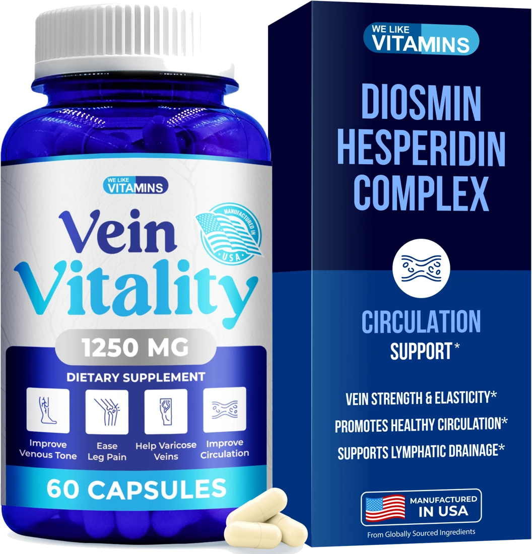 Vein Vitality bottle and carton